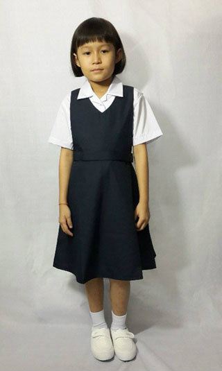 小学吊裙(旁边拉链) Primary School Pinafore (Side Zip)