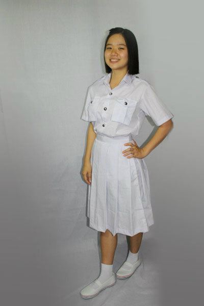 宽中/培群白裙 Foon Yew/Pei Qun White Skirt